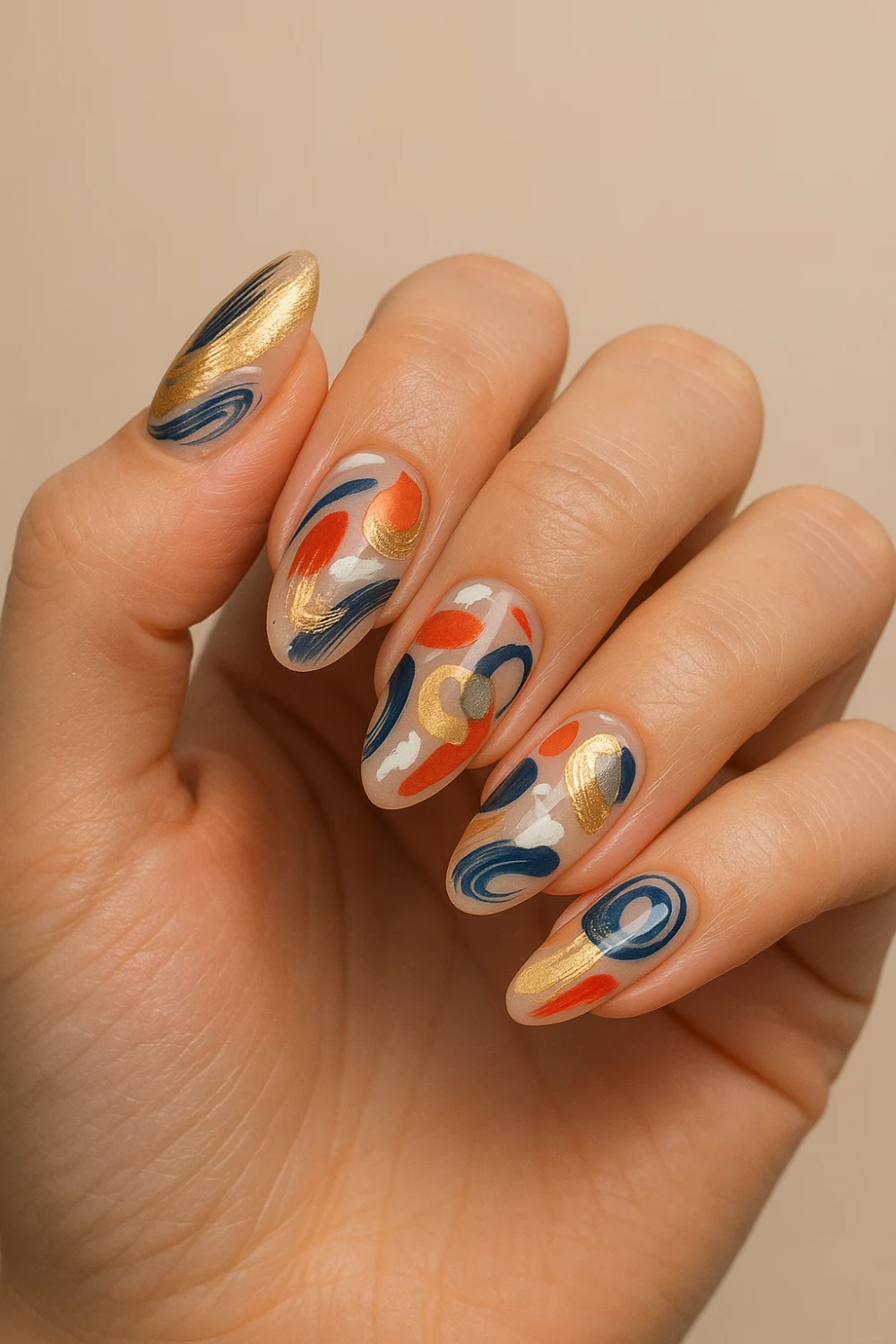 Abstract New Year Art