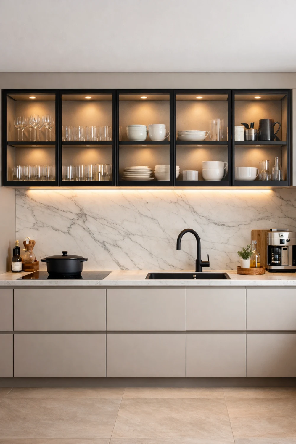 Clear Glass with Aluminium Frame