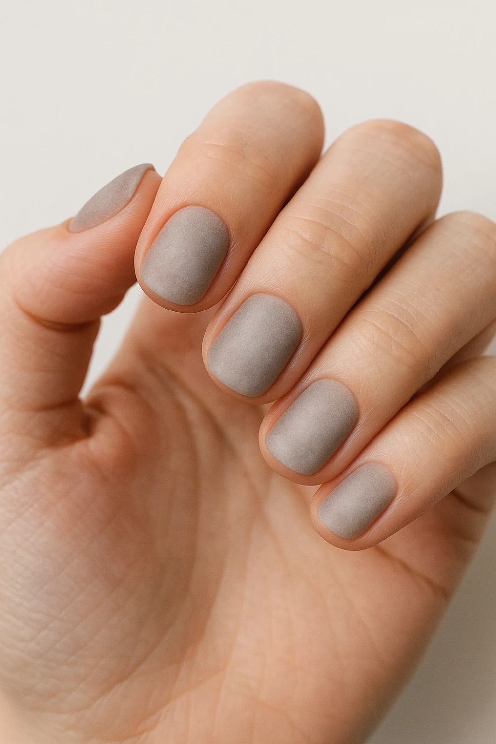 Foggy Nude Velvet Finish