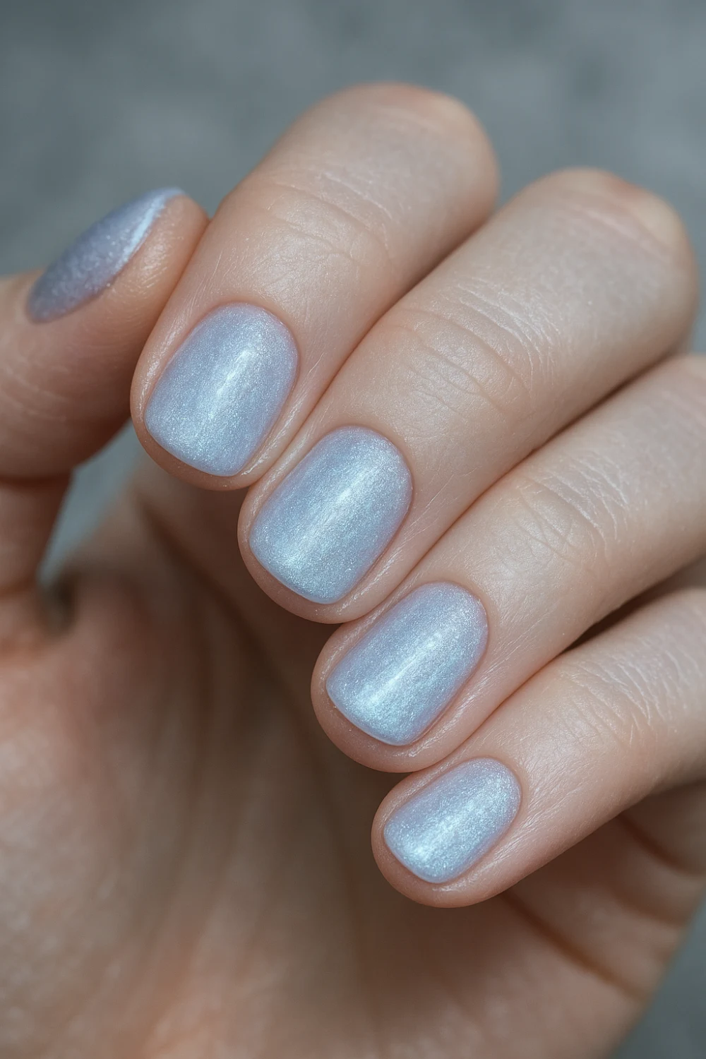 Frozen Lavender Nails