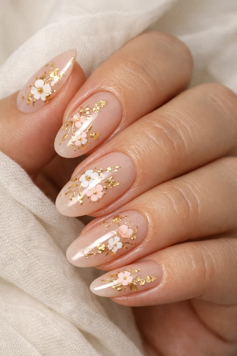Gold Foil Florals