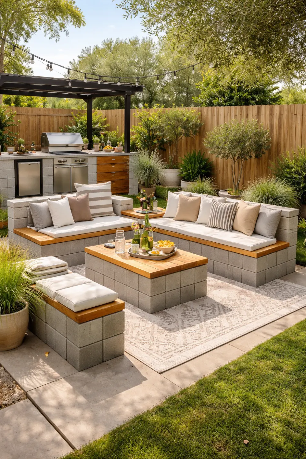 Add Seating for a Social Cooking Space
