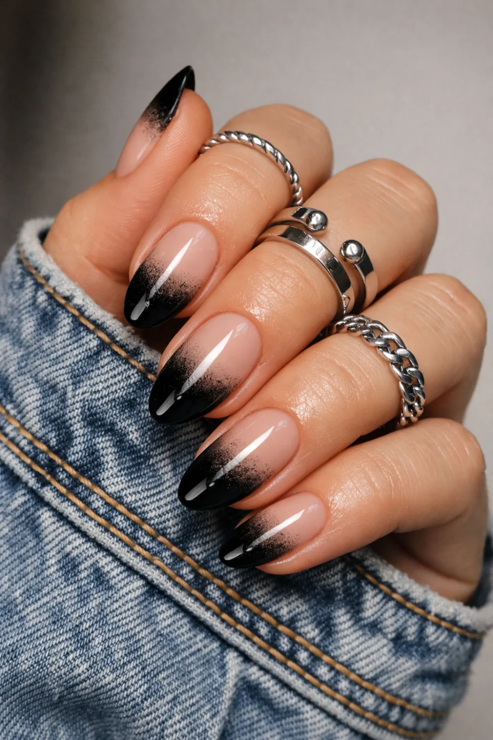 Black Grunge Ombre