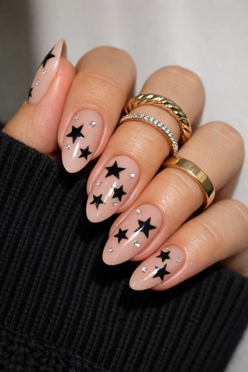 Black Star Nails