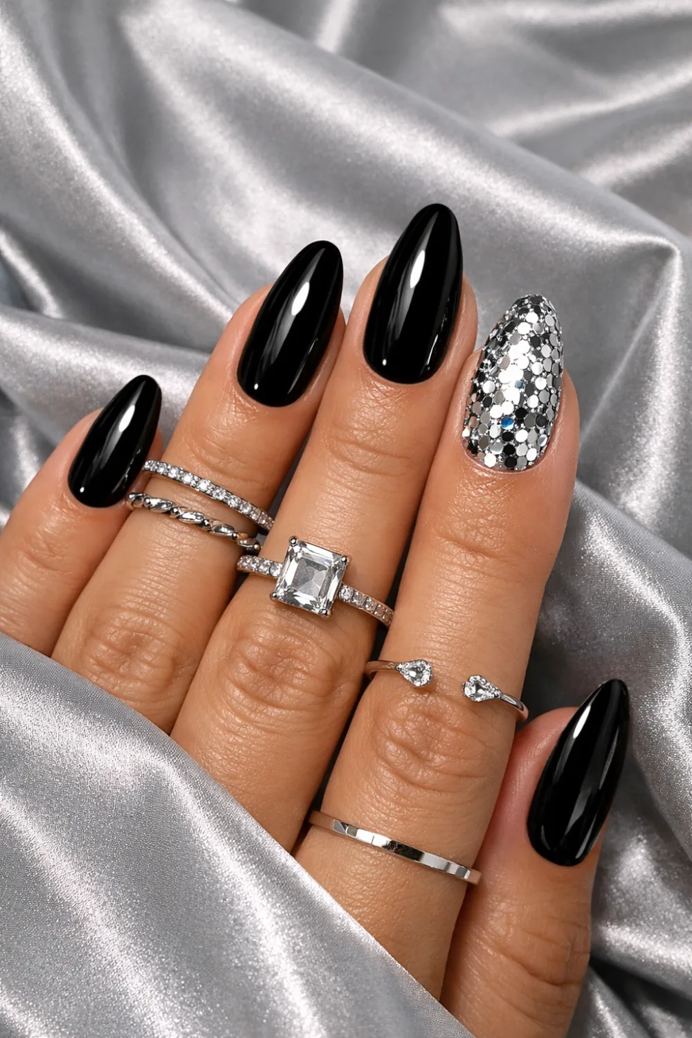 Black and Silver Disco
