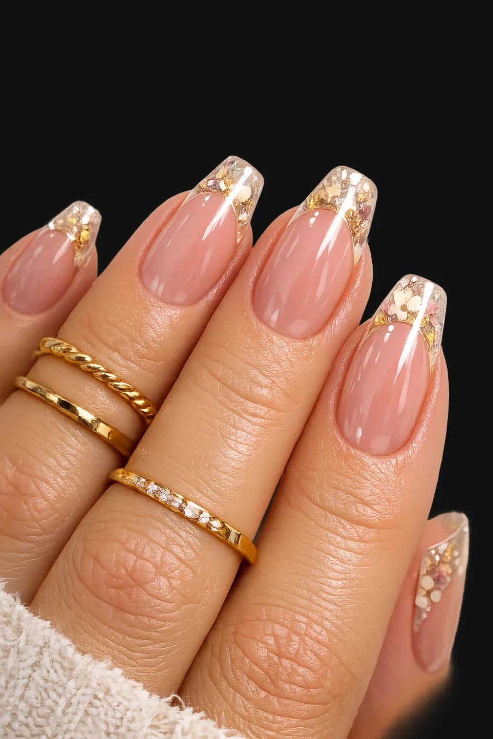 Clear French Manis