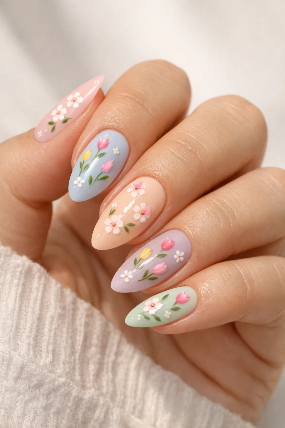 Floral Nails