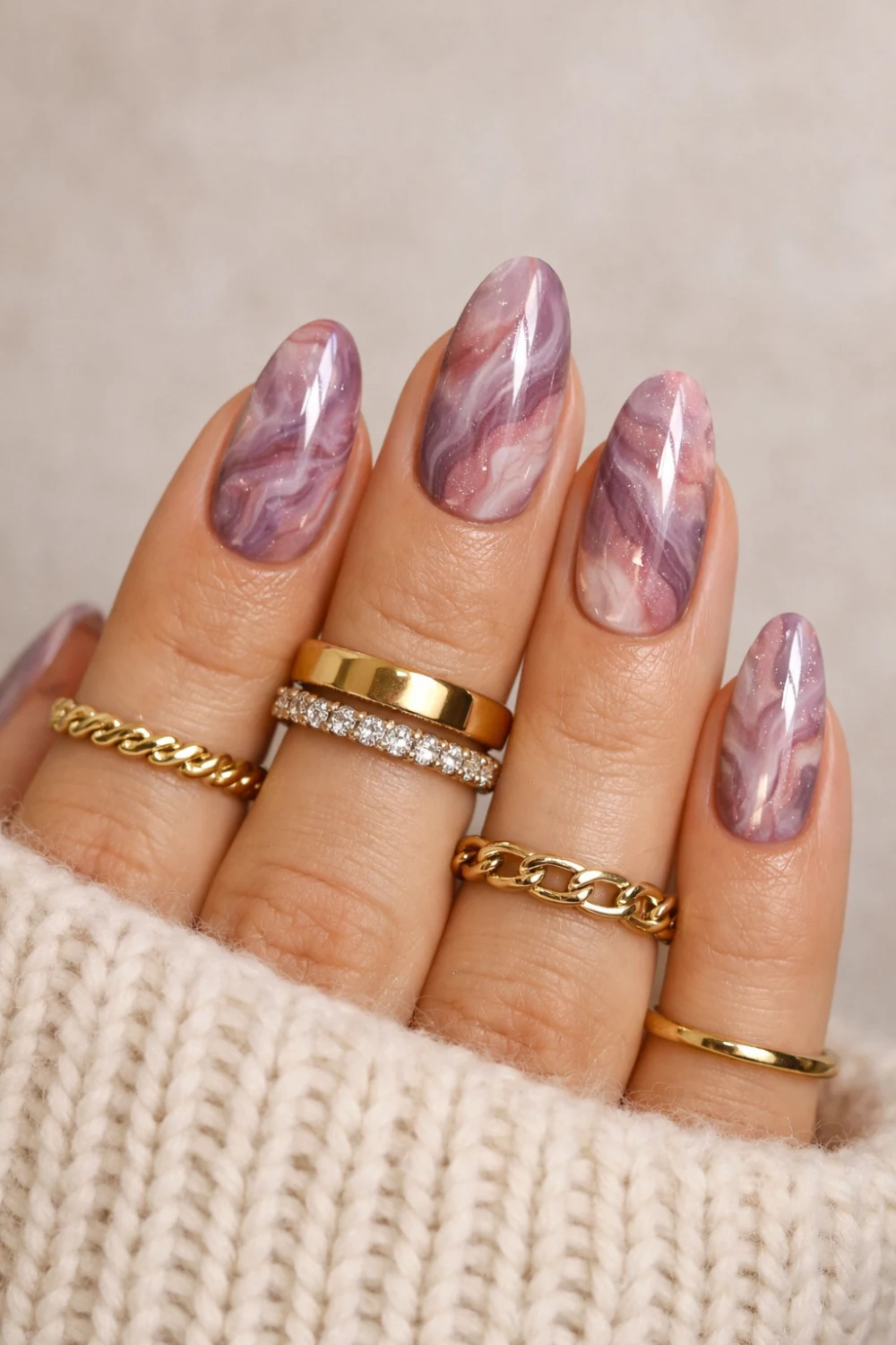 Mauve Marbled