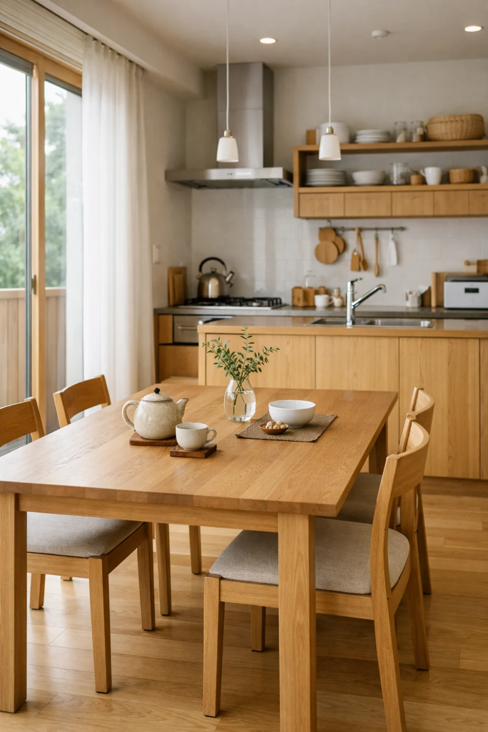 Seamless Flow Between Kitchen and Living Space