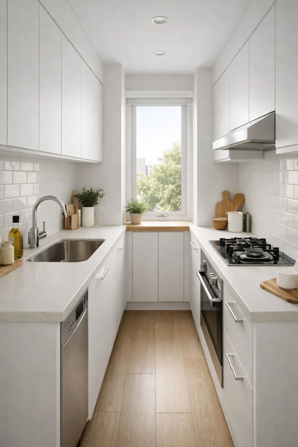 Shallow Cabinet Depth for Small Kitchens