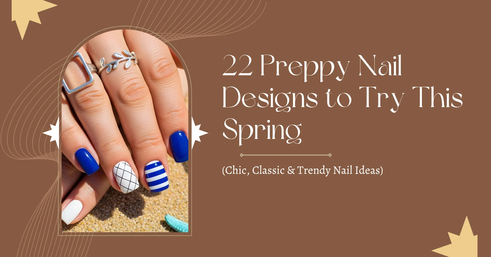 22 Preppy Nail Designs to Try This Spring