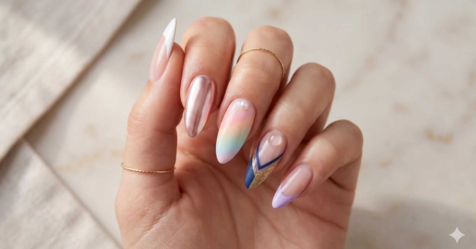 23 Fresh and Fun French Manicure Ideas for Long Nails