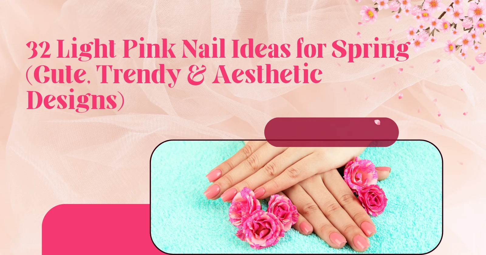 32 Light Pink Nail Ideas for Spring