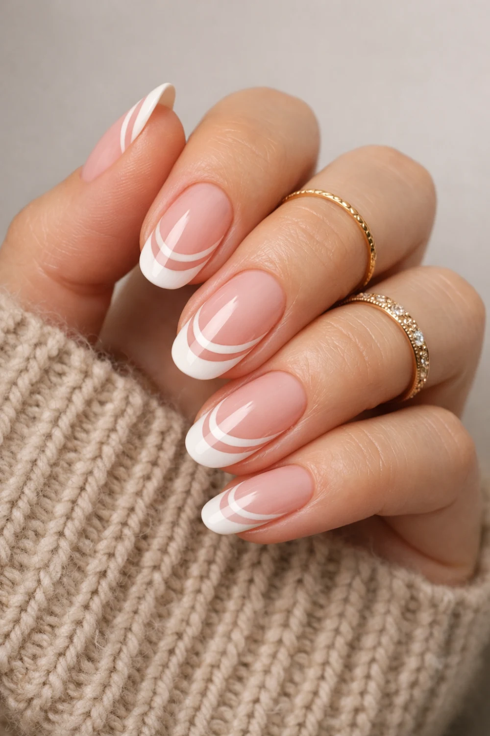 Double Arches Light Pink Nails