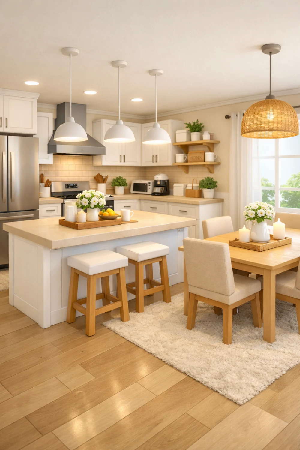 Family-Friendly Bloxburg Kitchen Layout