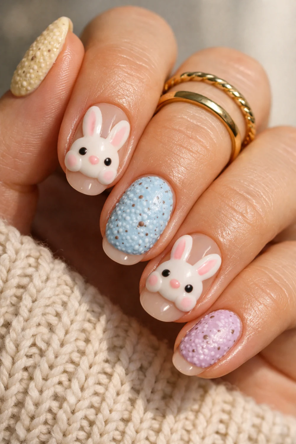 Good Eggs Bunny Nails