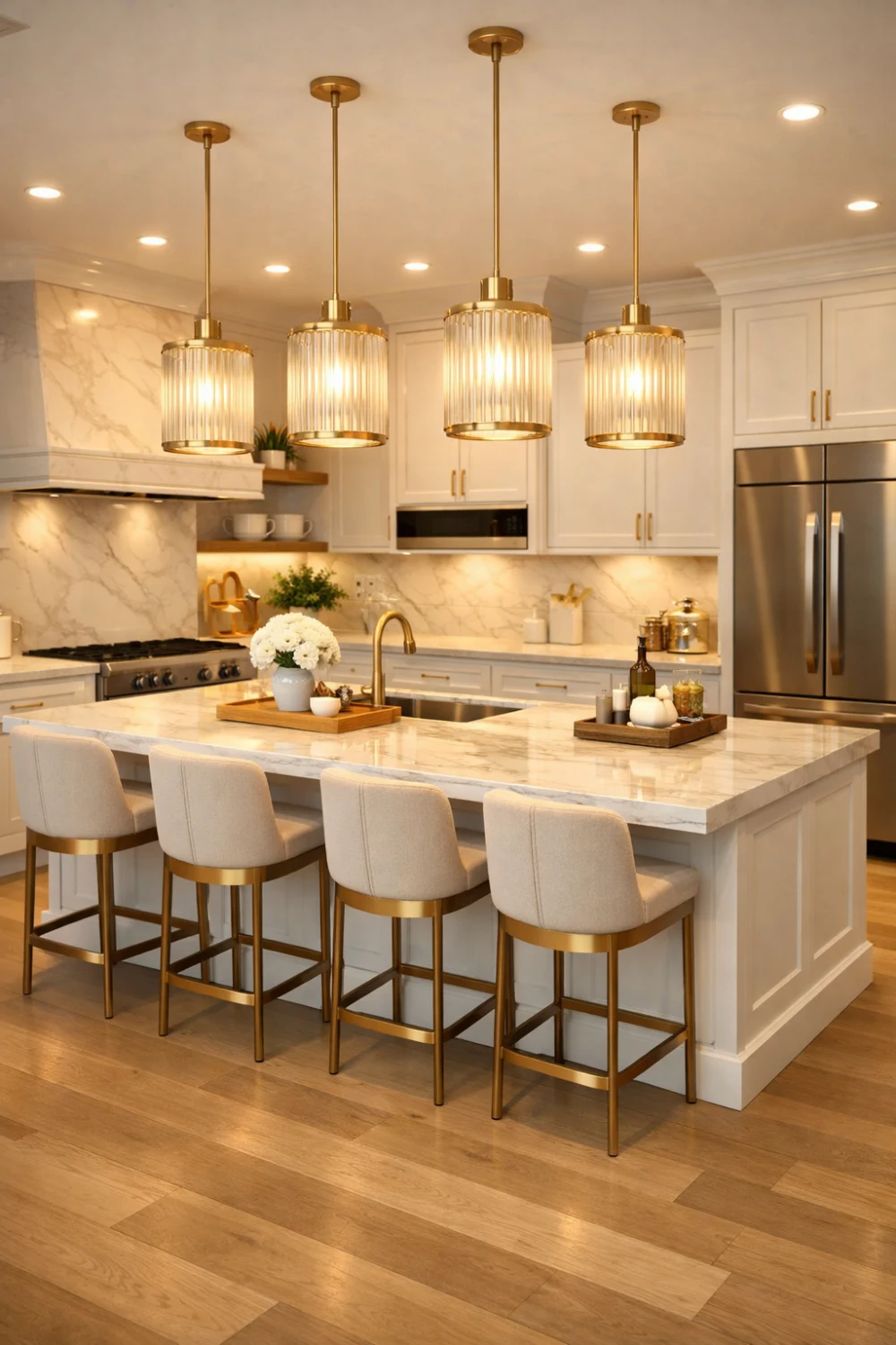 Luxury Bloxburg Kitchen with Island