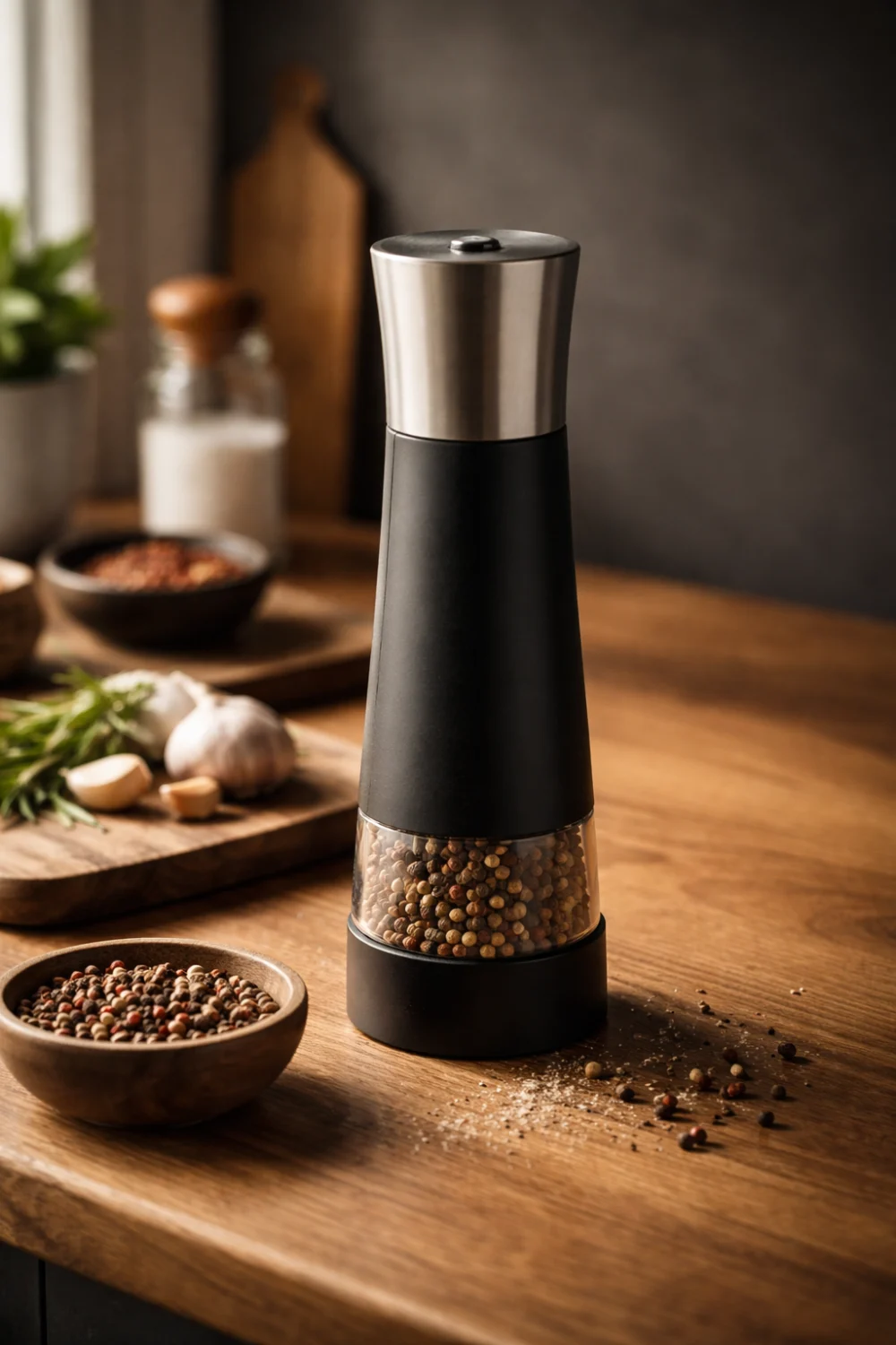 Manual Pepper Mill or Spice Grinder