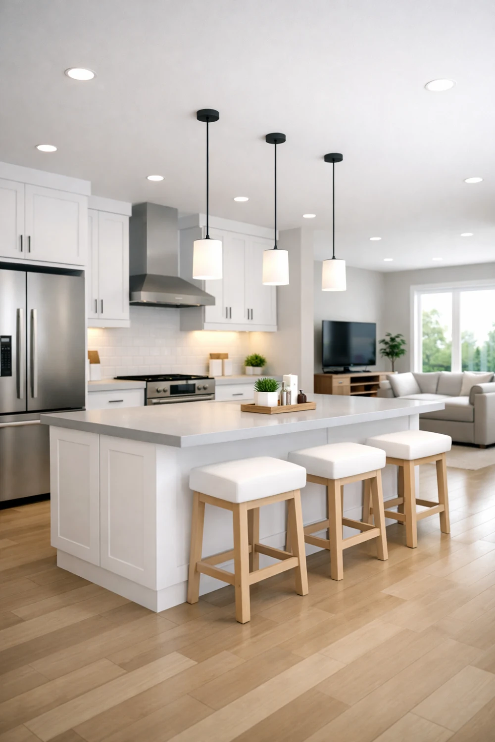 Modern Open-Concept Bloxburg Kitchen