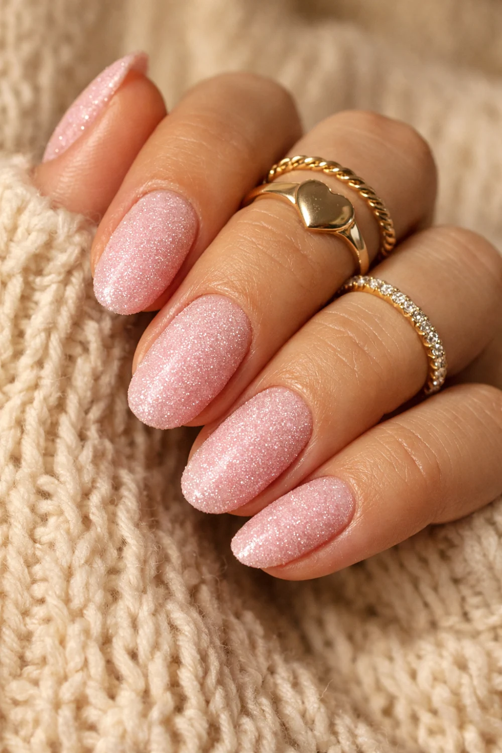 Pink Sugar Cookie Nails