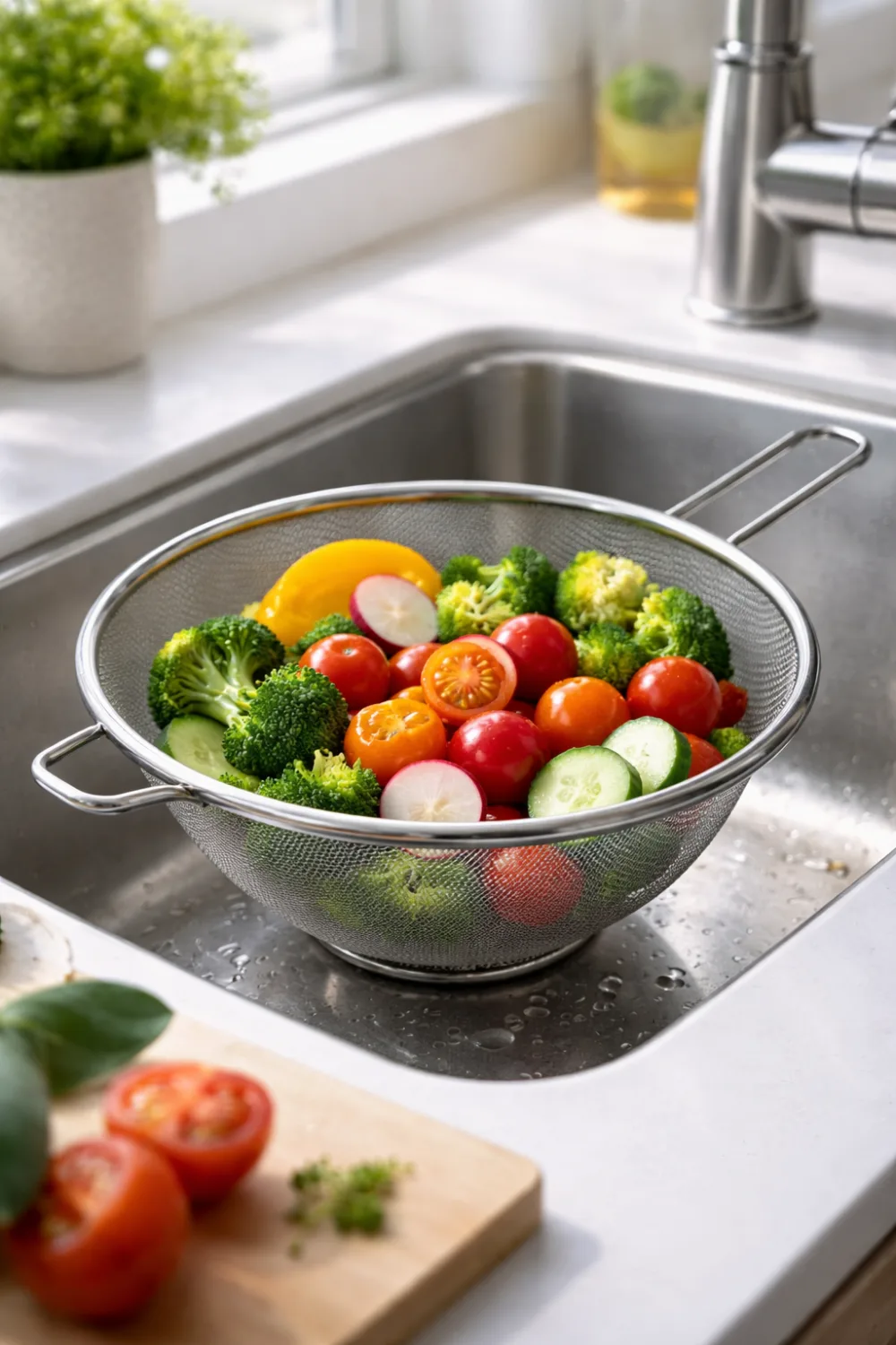 Stainless Steel Fine-Mesh Strainer