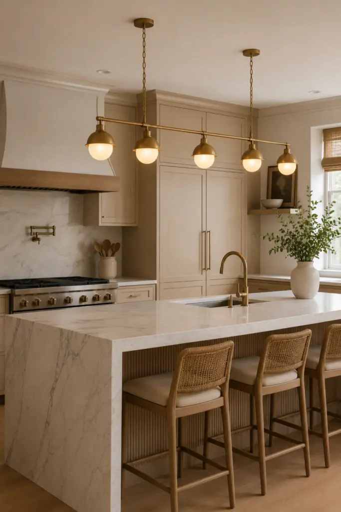Warm Metallic Chandeliers for Timeless Elegance